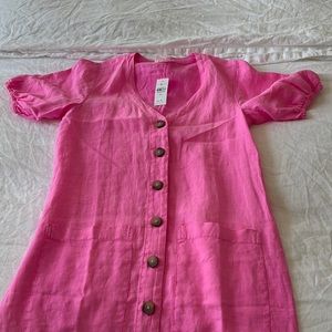 Linen summer dress 👗